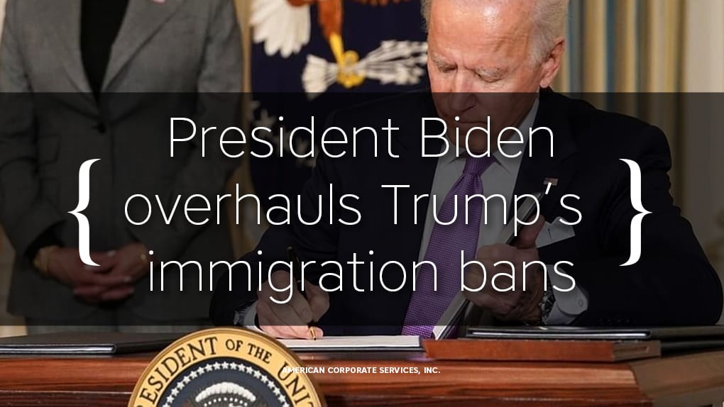 President Biden overhaulstrump’s immigration bans, sparking hope for us visa